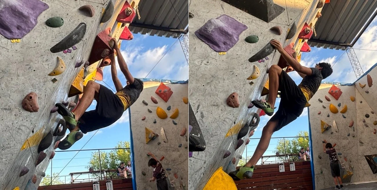 Dos santafesinos serán parte del Mundial de Escalada en Italia