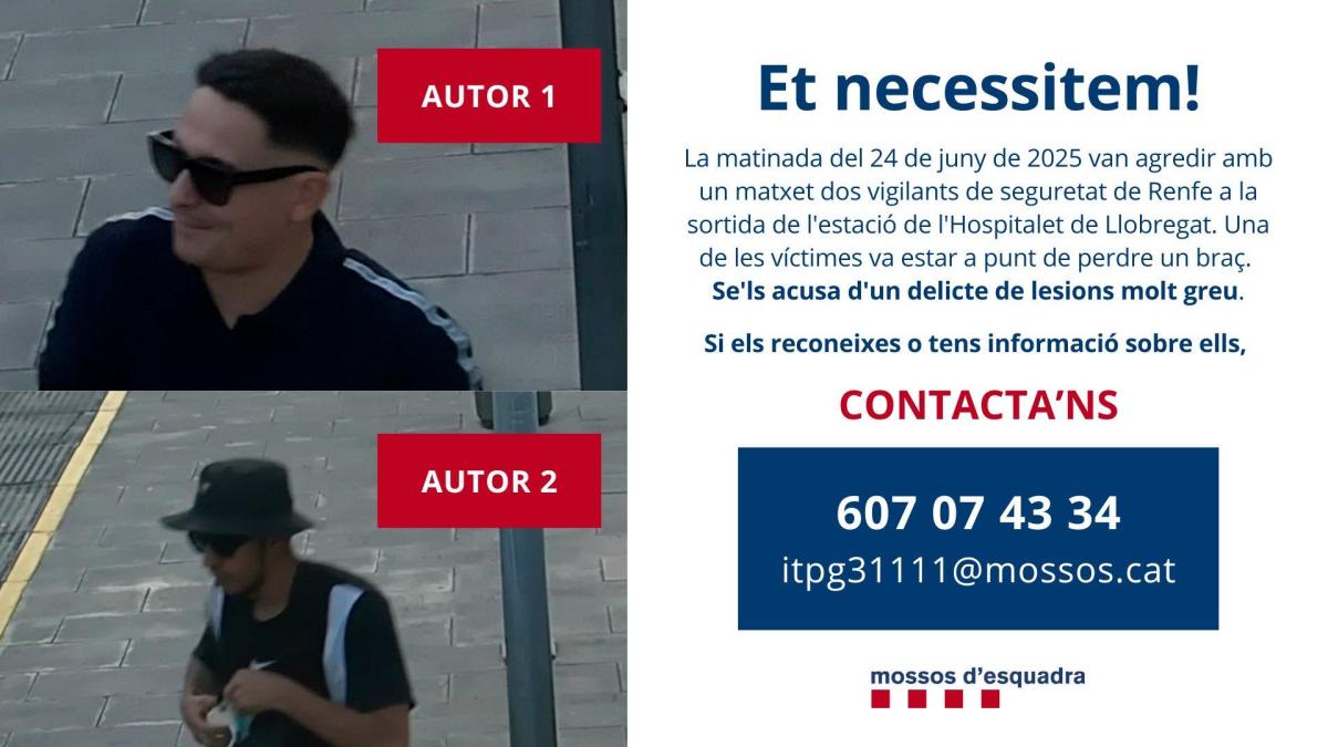 Detenidos dos hombres que amputaron la mano de un vigilante de Renfe en un robo violento