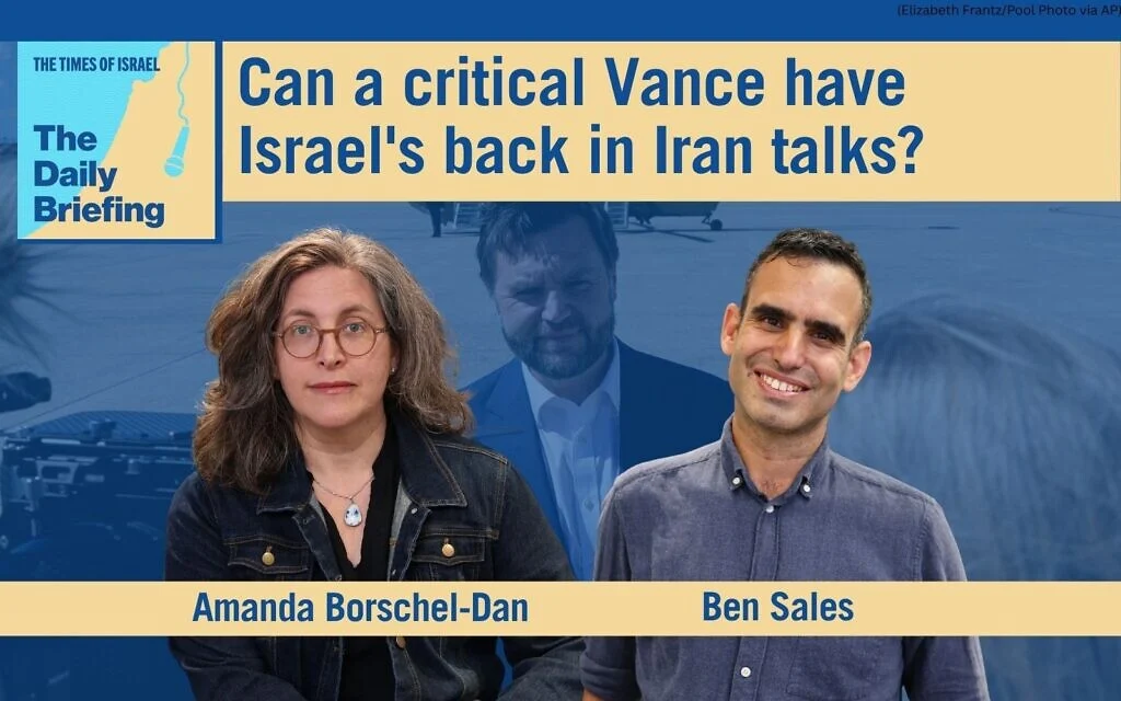 Daily Briefing June 21 - Can a critical Vance have Israel's back in Iran talks?