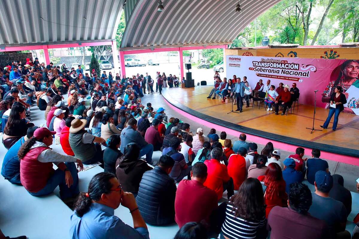 Morena realiza asambleas en defensa de la soberanía