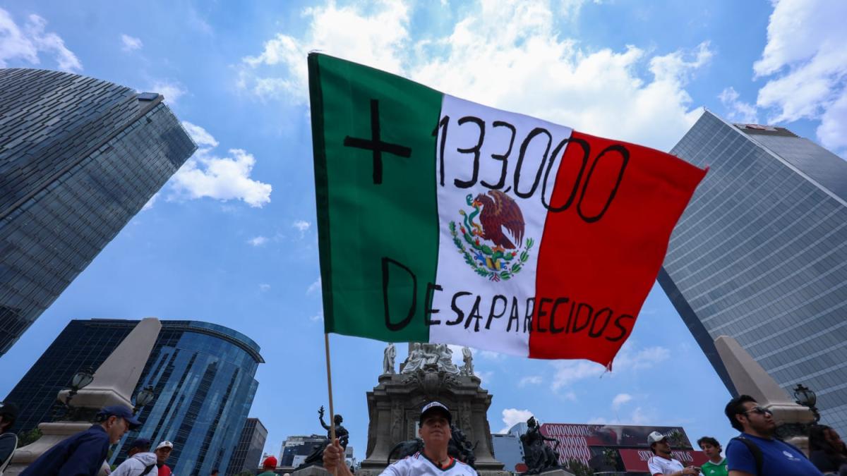 Madres buscadoras visibilizan crisis de desapariciones en el arranque del Mundial