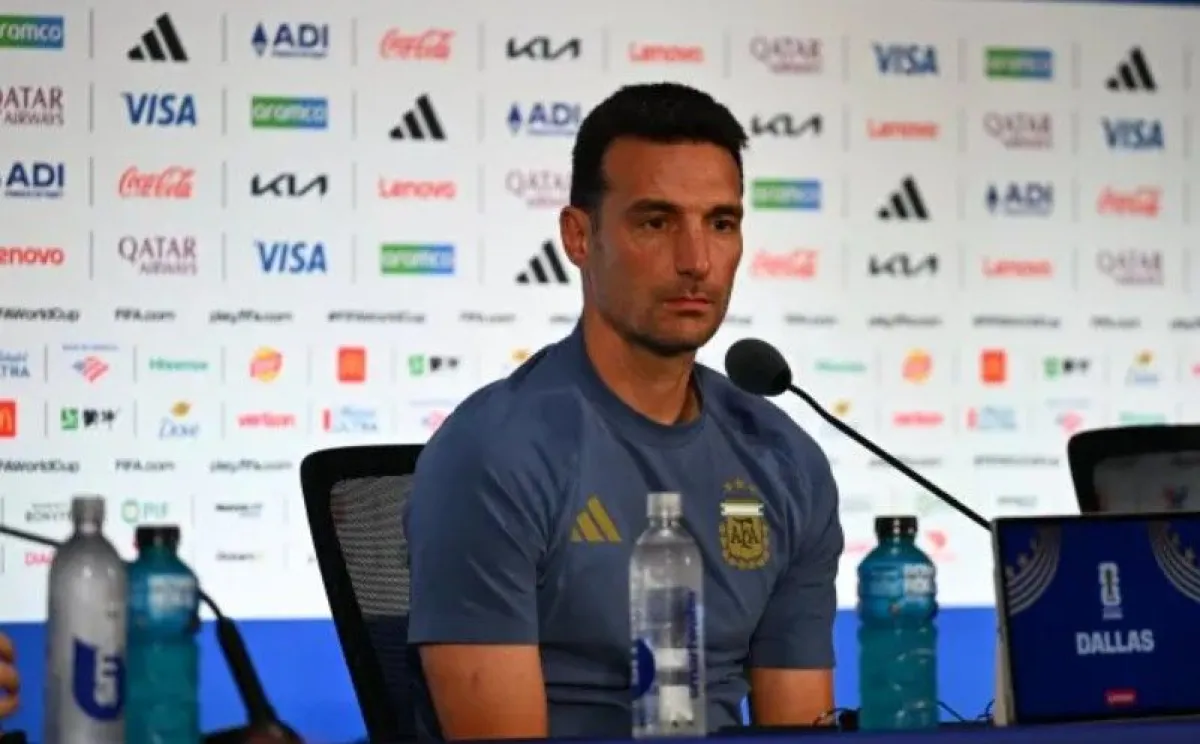Scaloni confirmó que Messi no será titular ante Jordania
