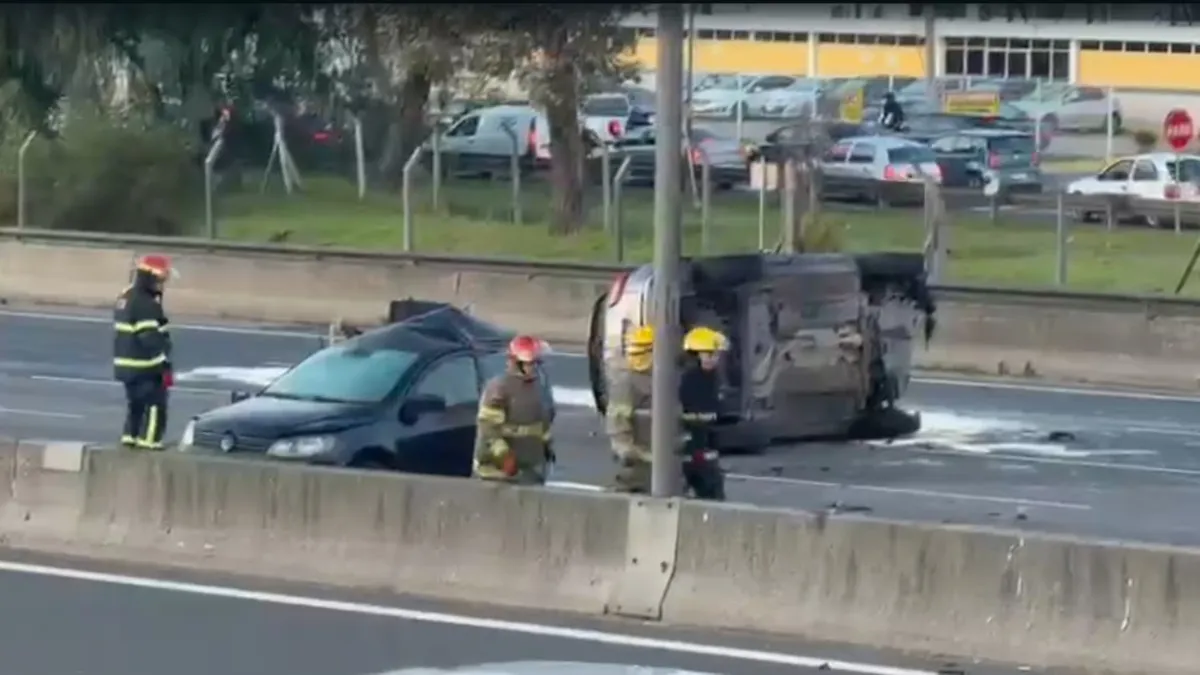 Murió una nena de 2 años en un violento choque sobre la Panamericana y su madre está grave