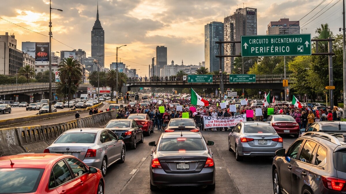 Tráfico en CdMx por la CNTE hoy 5 de junio: 9 bloqueos y 1 rodada