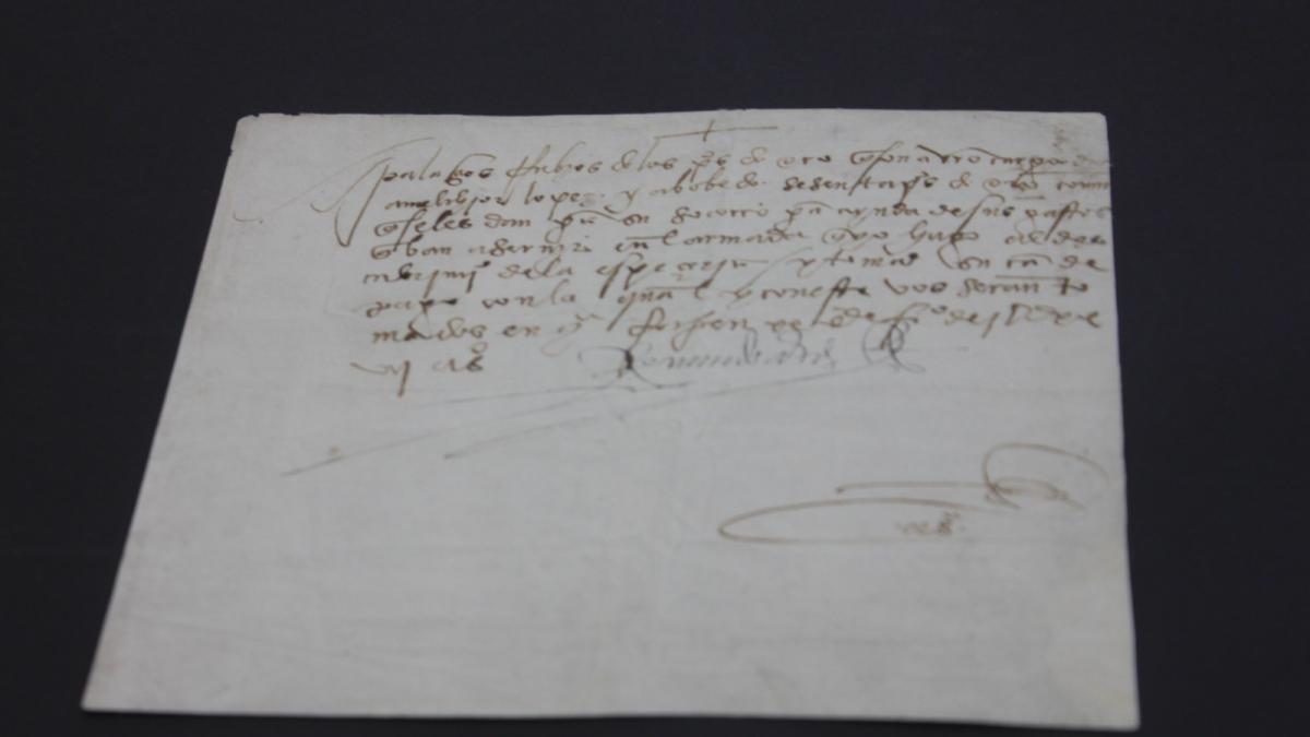 Documento de Hernán Cortés regresa a México 30 años después de su robo