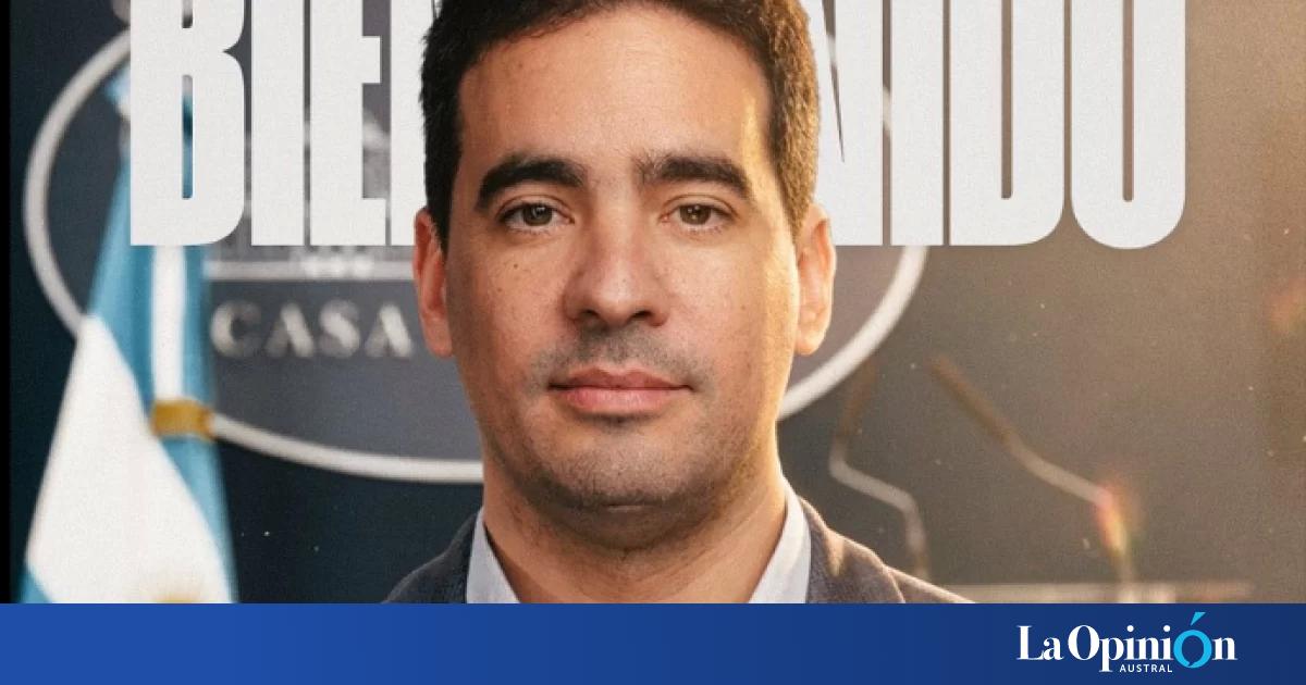 El mensaje de Adrián Ravier tras ser anunciado como nuevo vocero presidencial: "Estaré asumiendo la semana próxima"