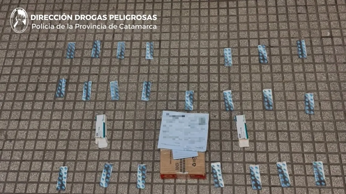 Secuestran casi 300 comprimidos de ansiolíticos que eran enviados por encomienda a Catamarca