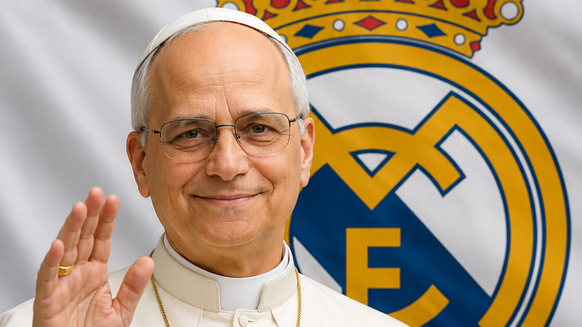 Papa León XIV revela que es aficionado del Real Madrid y el club responde en redes