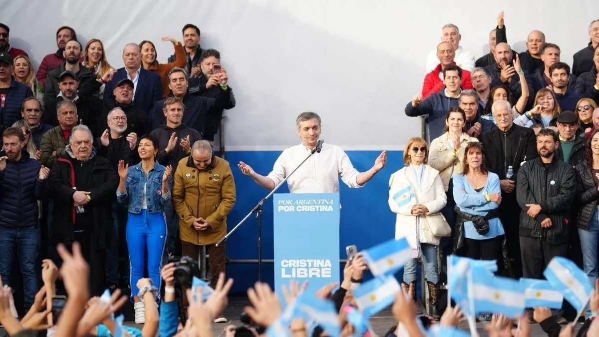 En un banderazo, Máximo Kirchner lanzó críticas para Catamarca