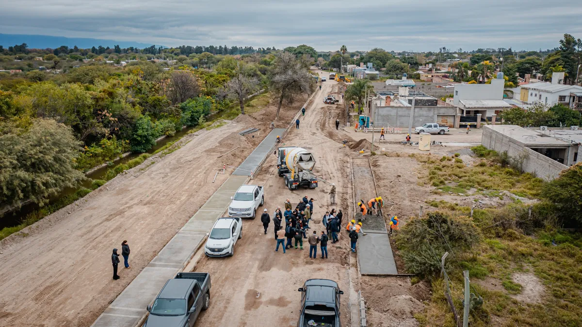 Se iniciaron los trabajos de urbanización en el barrio 140 Viviendas de Valle Viejo