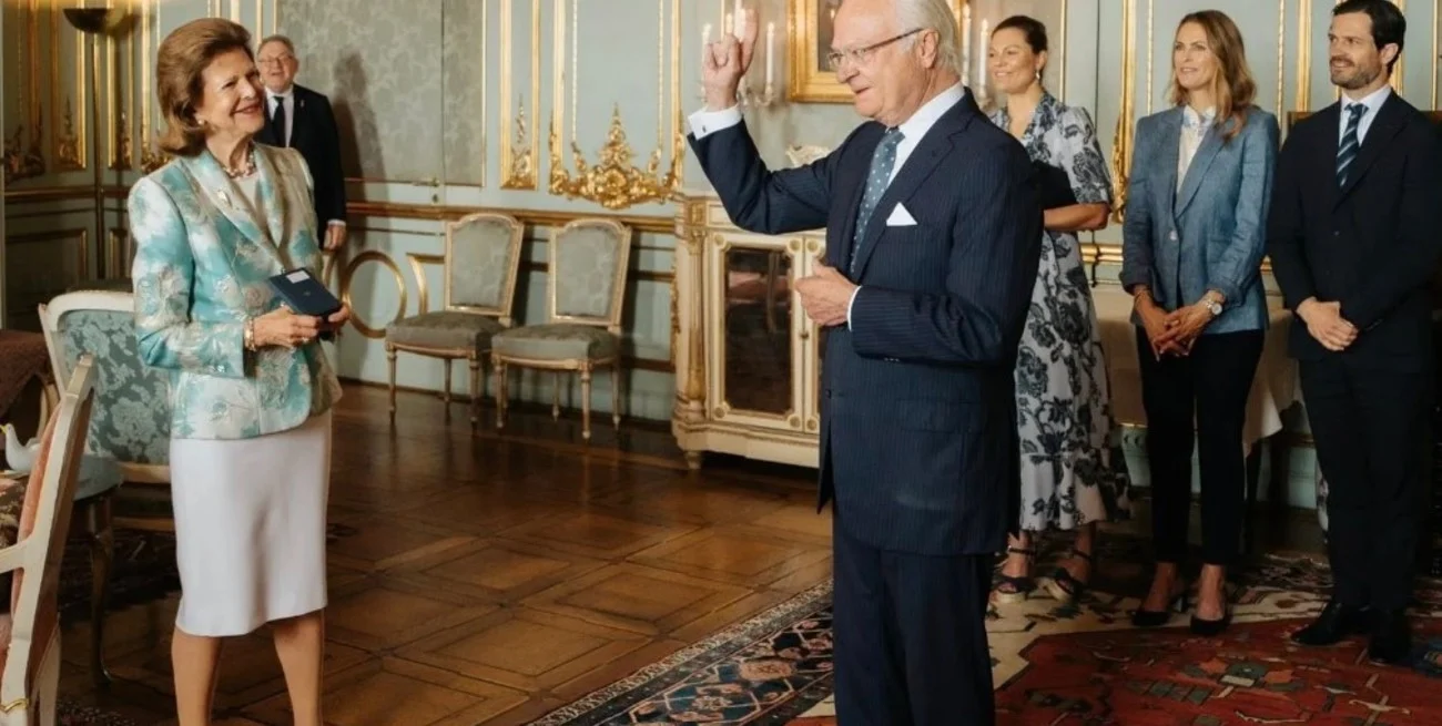 El emotivo homenaje de Carlos Gustavo de Suecia a la reina Silvia en sus bodas de oro