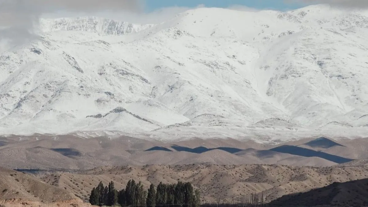 San Juan tuvo la primera nevada de la temporada en cordillera: es la más tardía de los últimos tres años
