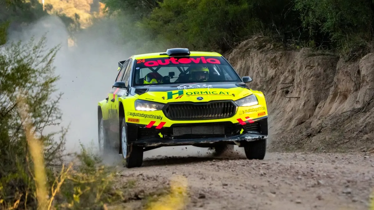 D'Agostini finalizó tercero en el Rally del Poncho'