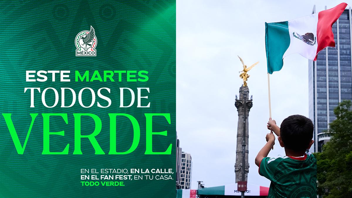 ¡Que todo México se pinte de verde!: La petición para este martes 30 de junio