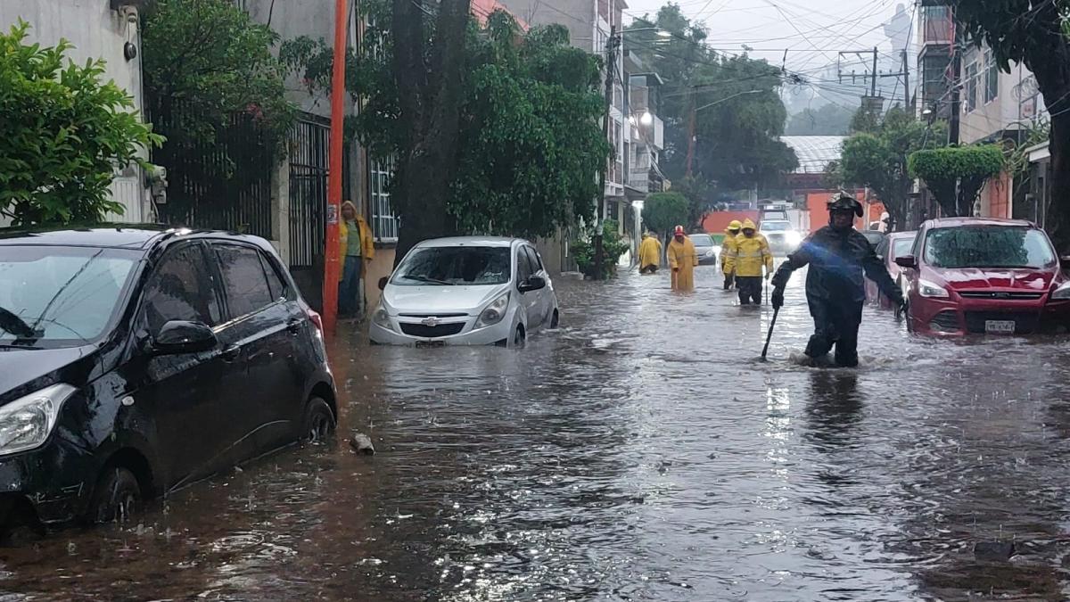 Lluvias dejan más de 11 millones de m3 de agua en CDMX en pocas horas