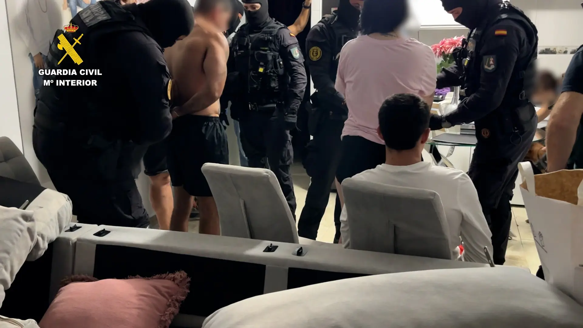 Nueve detenidos de un grupo criminal que iba a asaltar a otra organización por un robo en Cádiz
