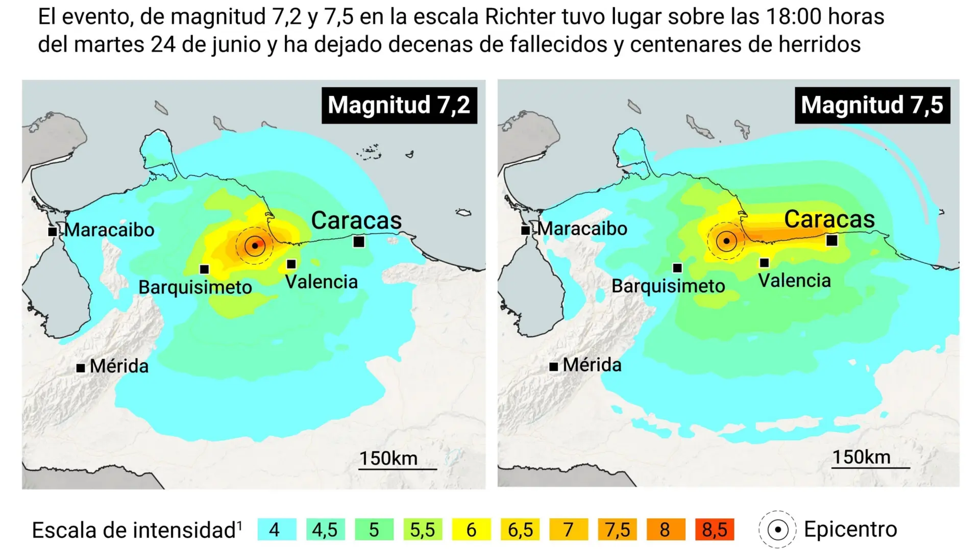 Qué es un doblete sísmico o cómo solo 39 segundos han separado dos terremotos de gran magnitud en Venezuela