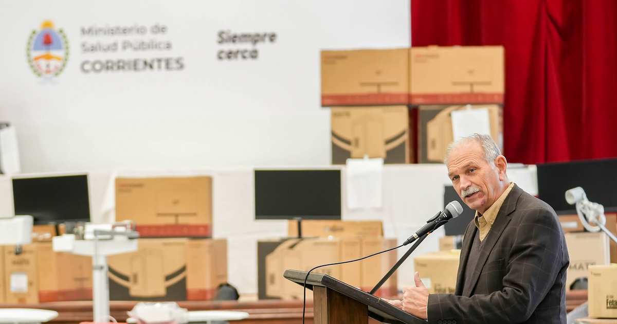 El Gobierno de Corrientes entregó equipamiento a centros de salud de 38 localidades