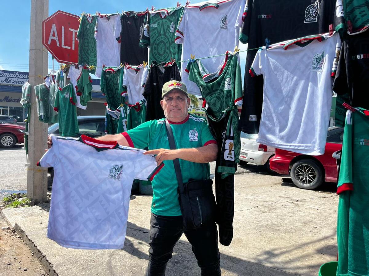 Jerseys de Selección Mexicana disparan ventas en Tampico por Mundial