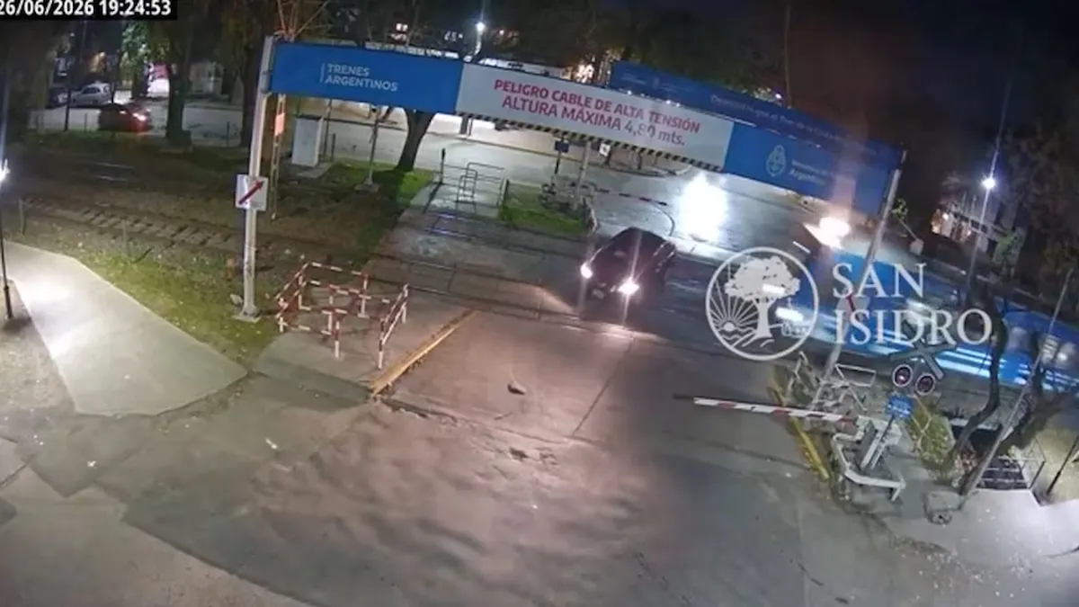 Un video registró el momento del choque fatal de Ernestina Pais