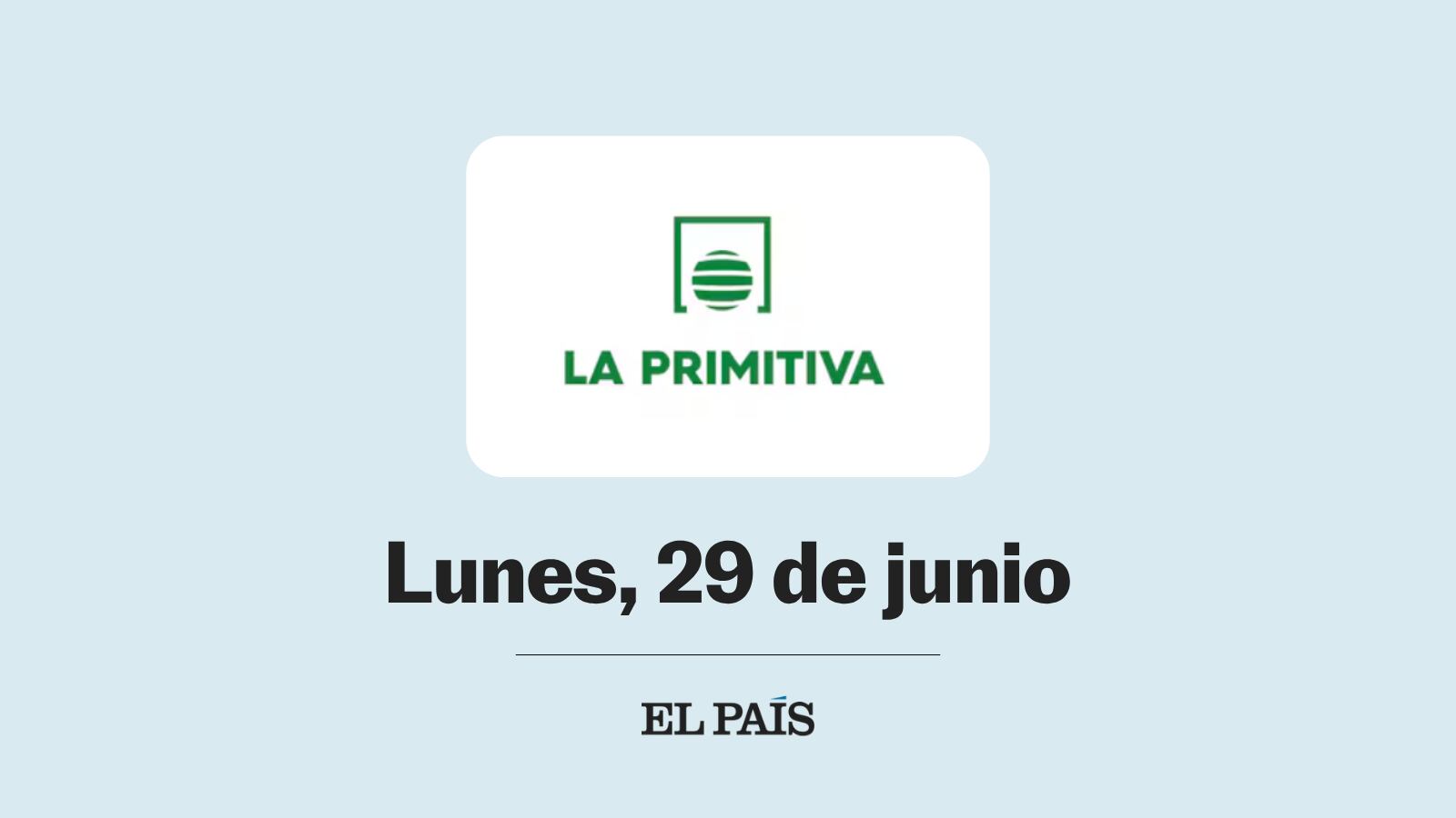 La Primitiva: comprobar sorteo del lunes 29 de junio