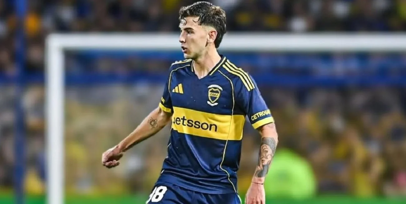 Camilo Rey Domenech, volante central de las inferiores de Boca, estaría en el radar de Unión
