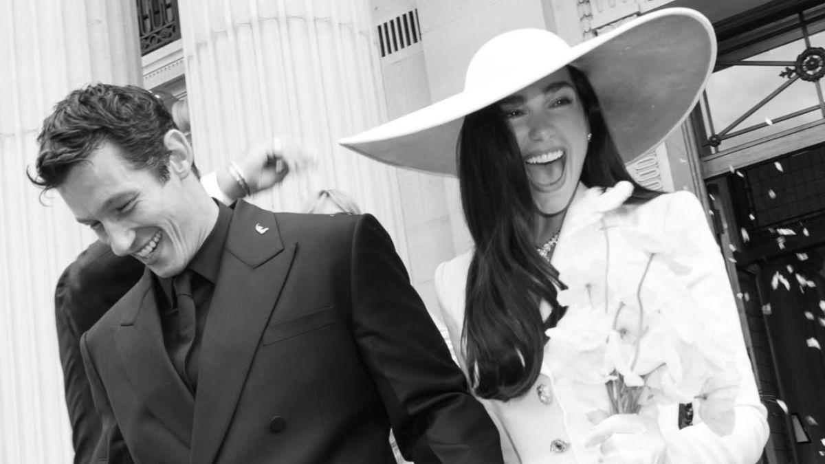 ¡Vivan los novios! Dua Lipa publica las primeras fotos de su boda con Callum Turner