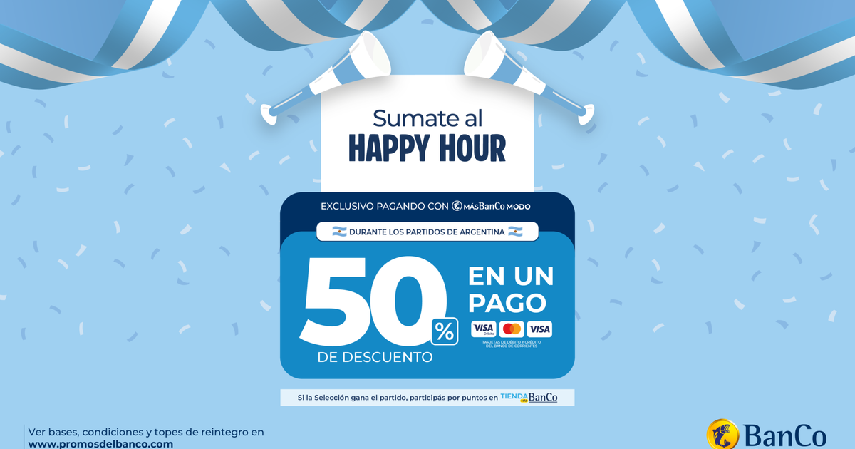 El Banco de Corrientes lanza los "Puntos de Aliento" para vivir el Mundial con beneficios imperdibles