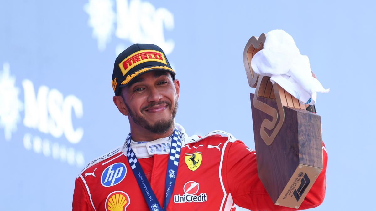 Lewis Hamilton cumple su sueño de ganar con Ferrari; se declara listo para luchar por el título
