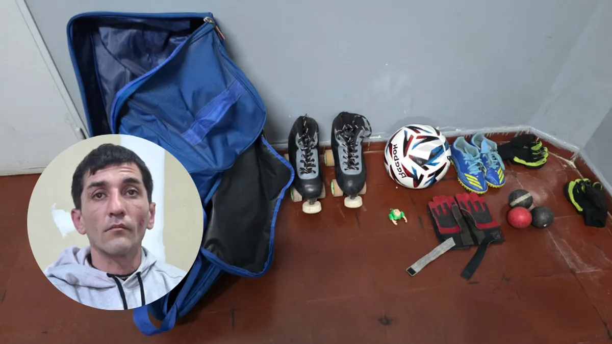 Pocito: quiso escapar con el equipo de hockey de un niño, pero lo atraparon tras una persecución