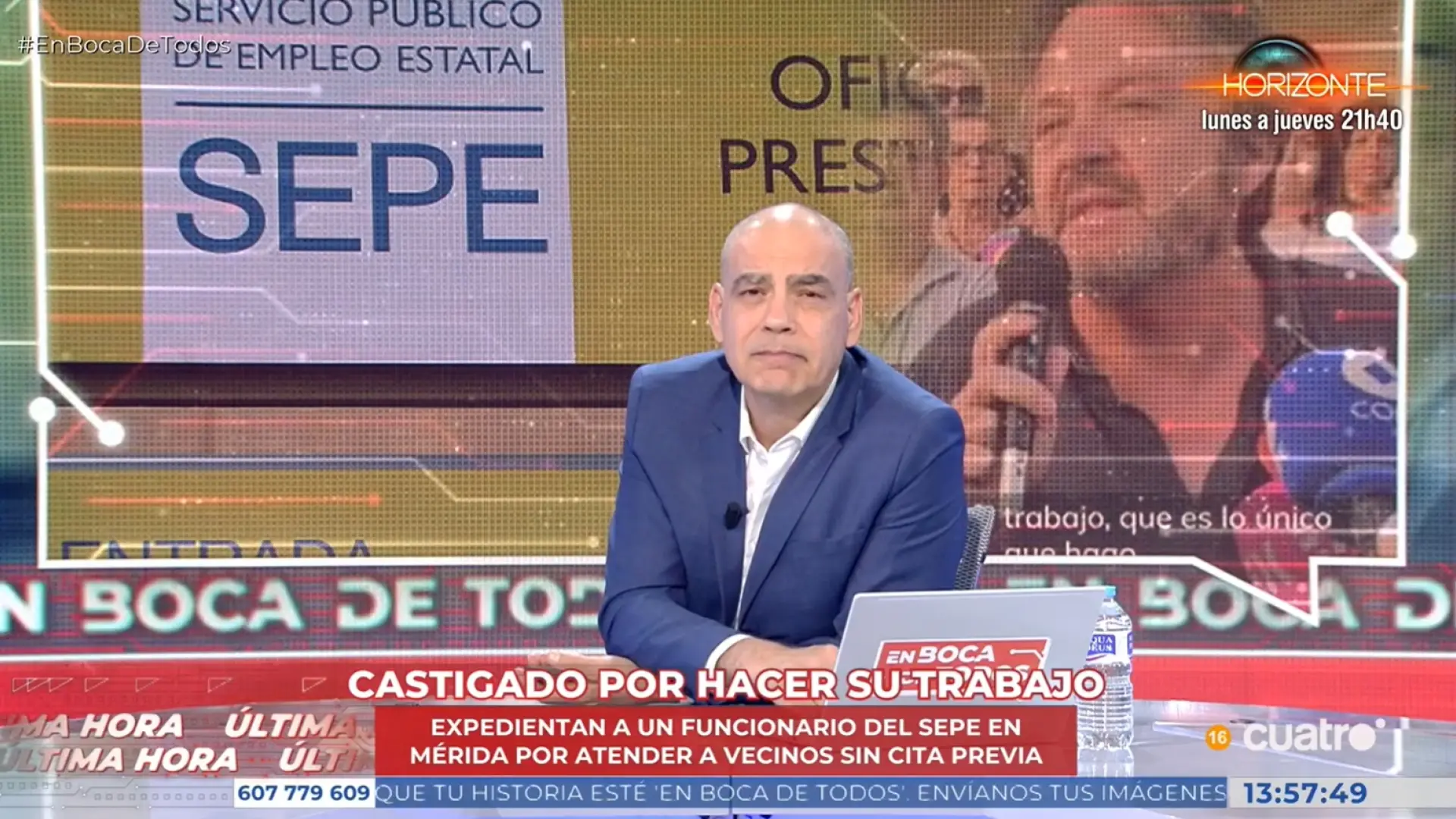 Nacho Abad creará una campaña para recaudar dinero para el funcionario del SEPE sancionado por atender sin cita previa