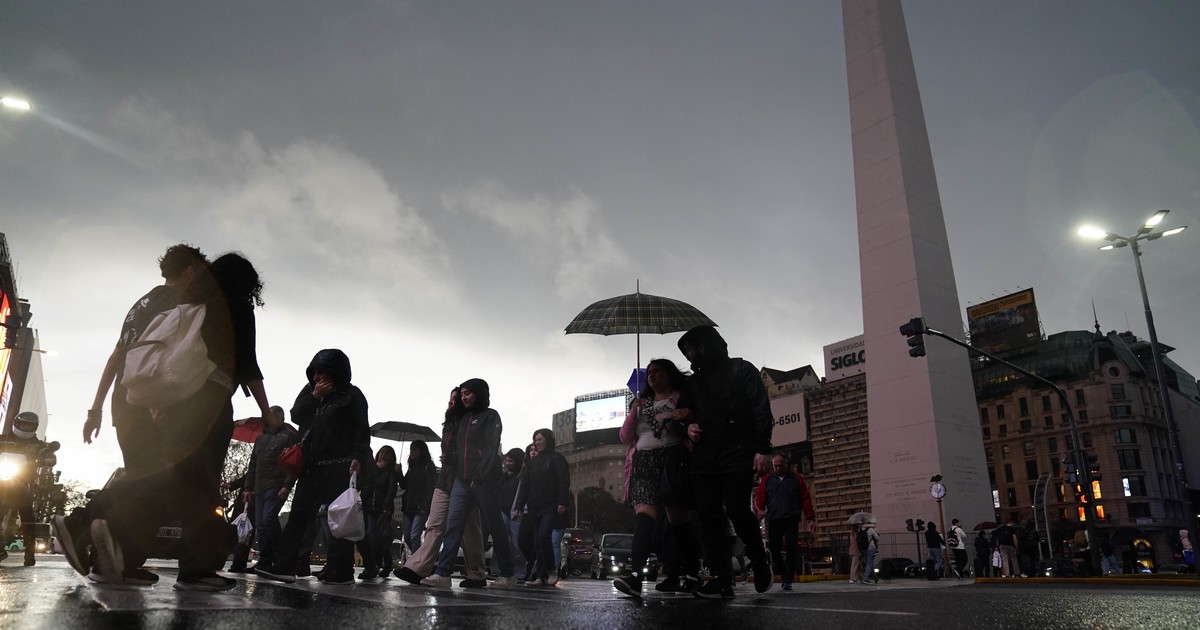 Vuelven las lluvias al AMBA y se viene el frío intenso: pronostican mínimas de 1 grado para la semana