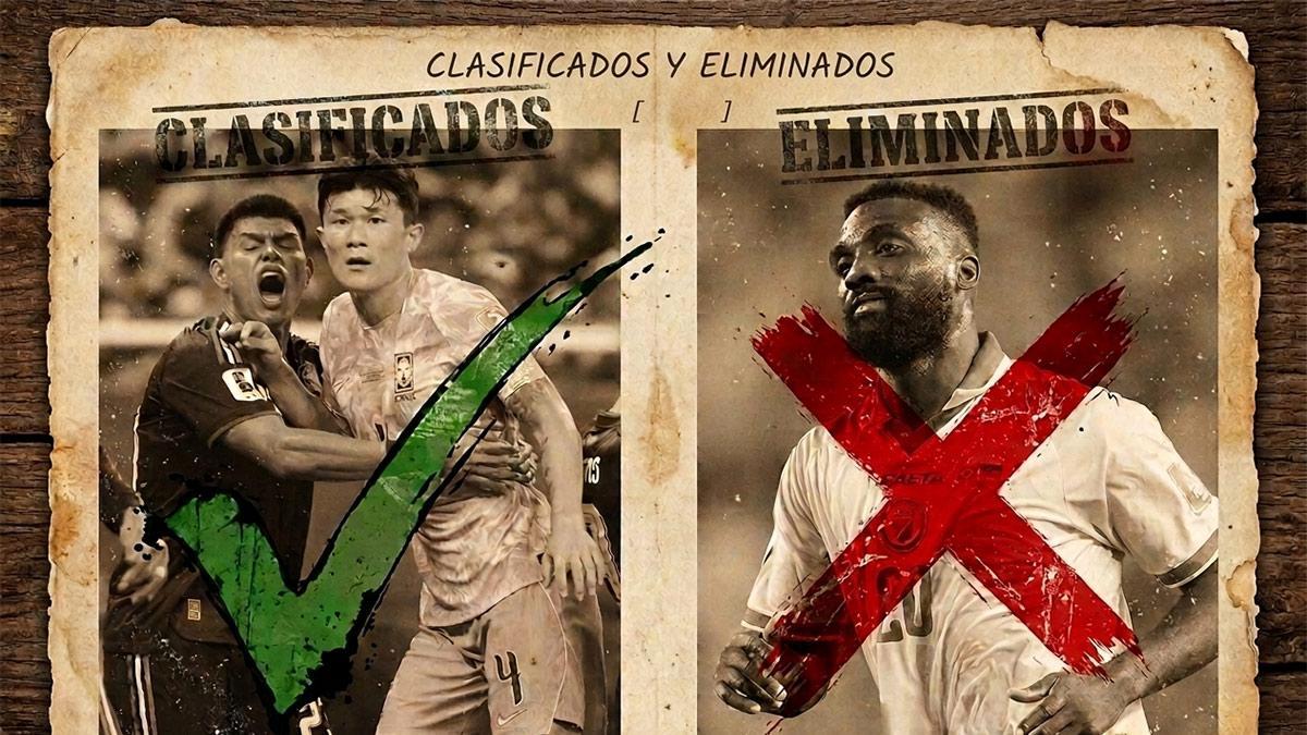 Las selecciones clasificadas a Dieciseisavos y las eliminadas del Mundial 2026