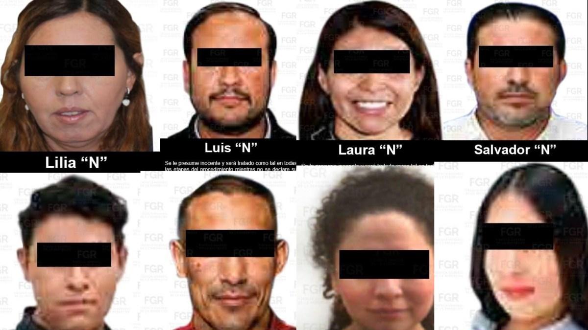 Vinculan a proceso a ocho presuntos integrantes de la red "Del Caballito"