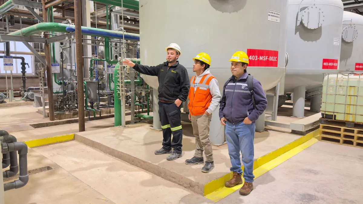 Estudiantes de Fiambalá sumaron experiencia formativa en una planta minera
