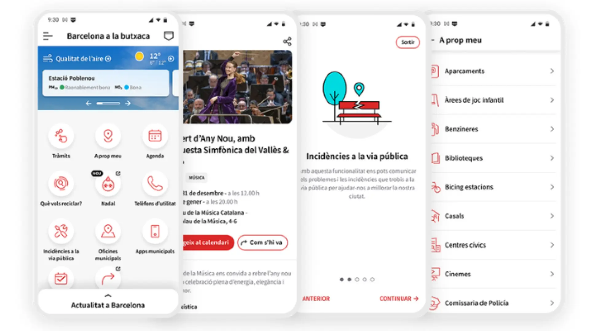 El Ayuntamiento actualiza la app 'Barcelona a la butxaca' con nuevas funciones para localizar refugios climáticos