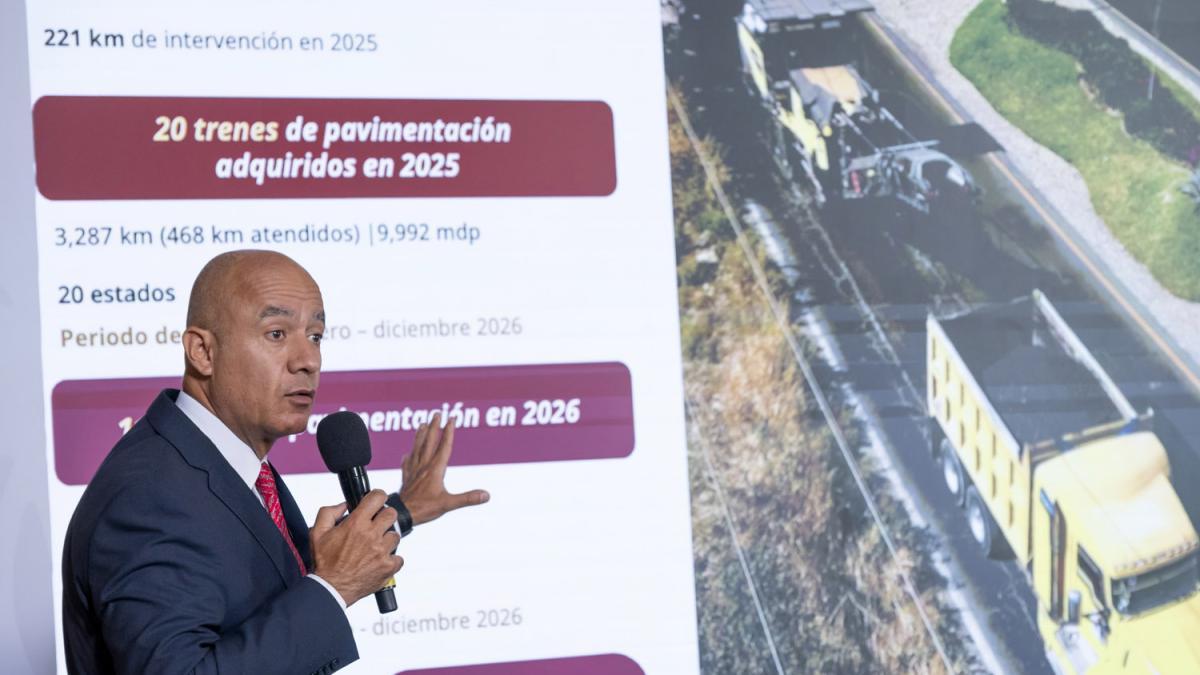 En 2026 se destinan 70 mil mdp para la conservación de carreteras federales