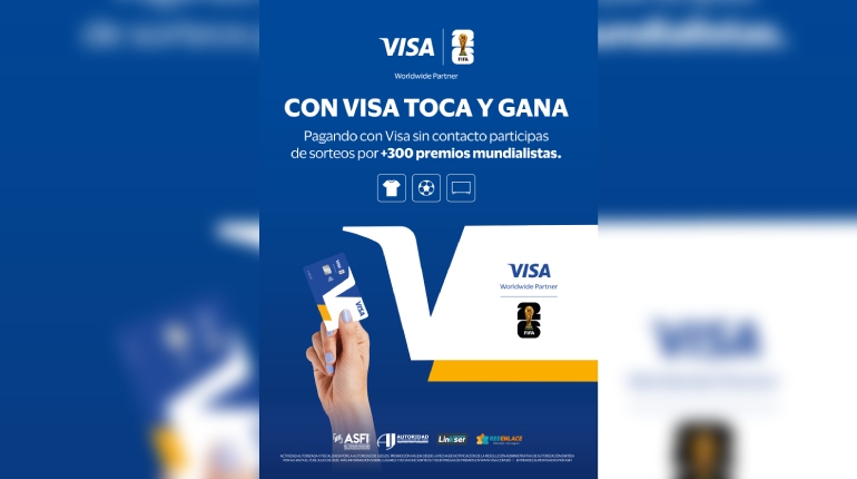 Atc red enlace y linkser lanzan campaña junto a visa para premiar a usuarios de tarjetas en bolivia