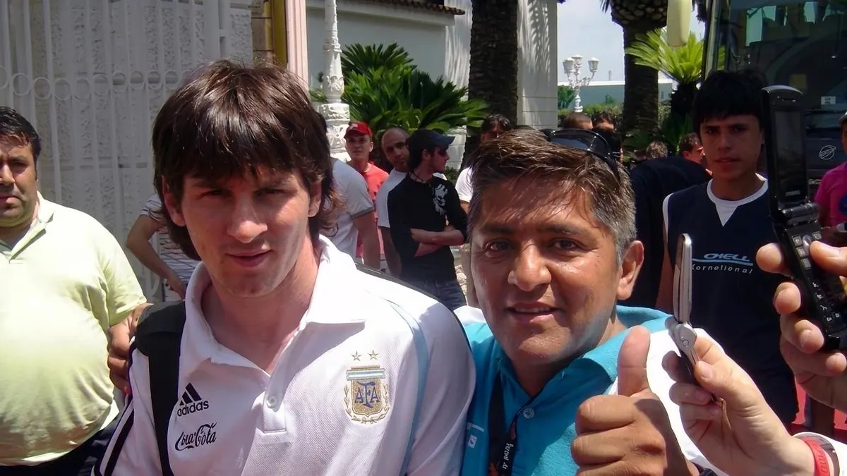 César Cruz y su "feliz cumple" para Messi