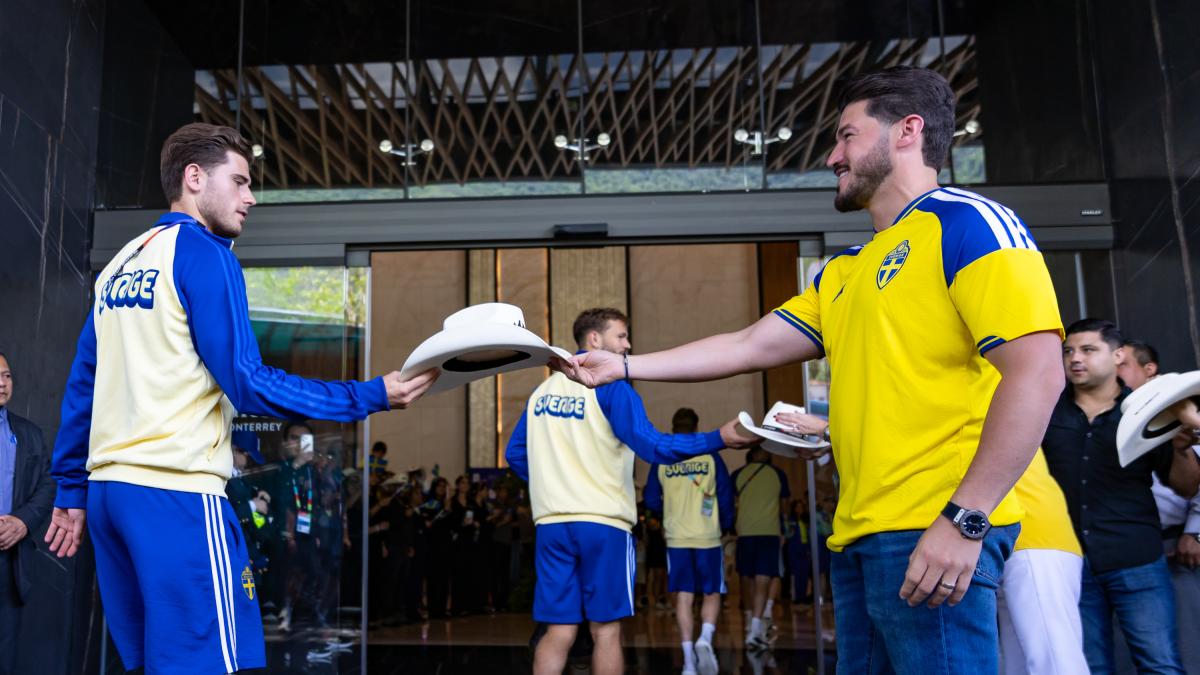 Suecia ya está en Monterrey para su debut en el Mundial