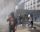 Mexico City police teargas teachers' protest 10 days before World Cup