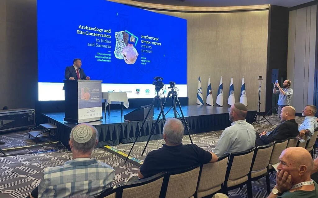 West Bank archaeology conference unearths controversy as politics takes center stage