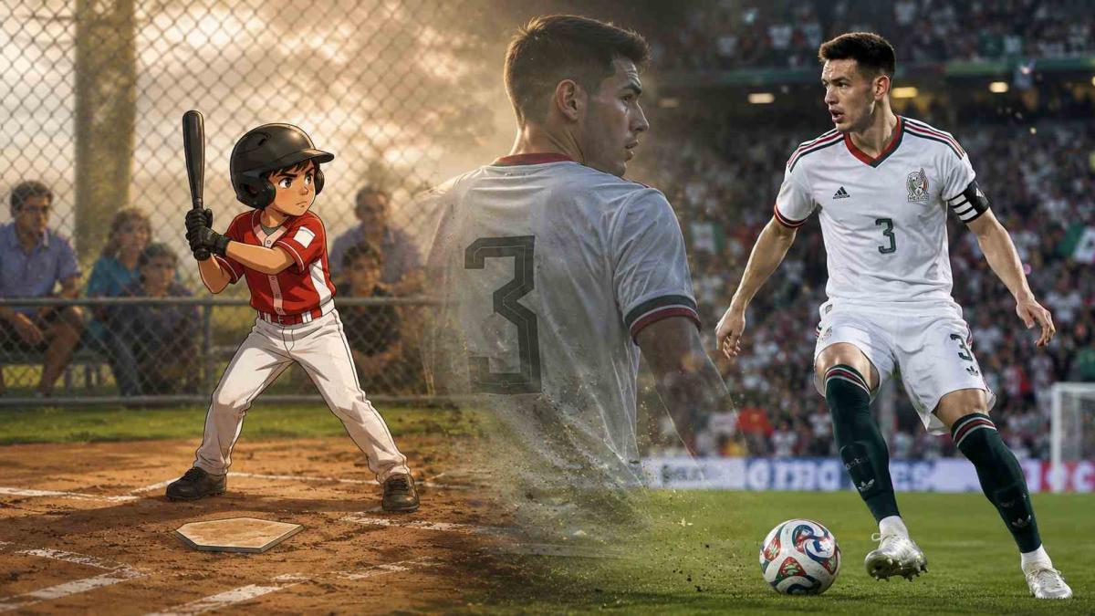 César Montes cambió el beisbol por el futbol; así cuenta la Selección Mexicana su historia