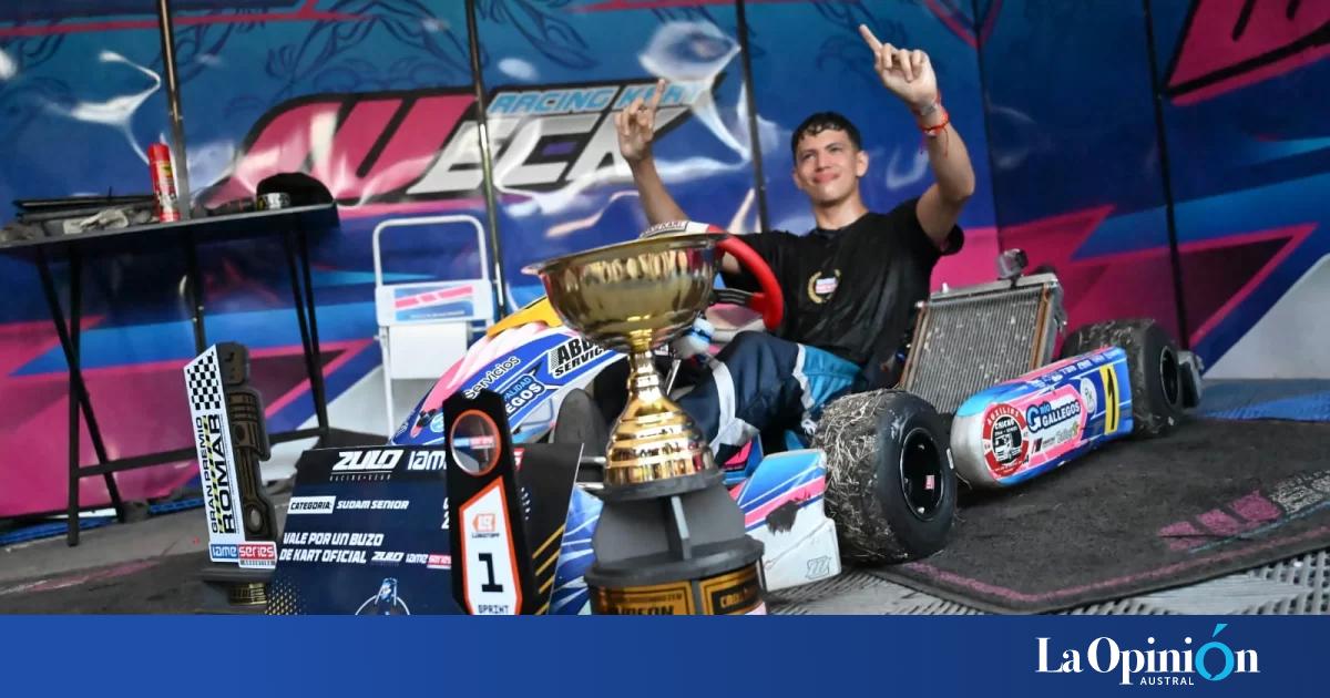 El campeón argentino Thiago Díaz inicia un nuevo desafío: correrá el torneo nacional de karting 2026