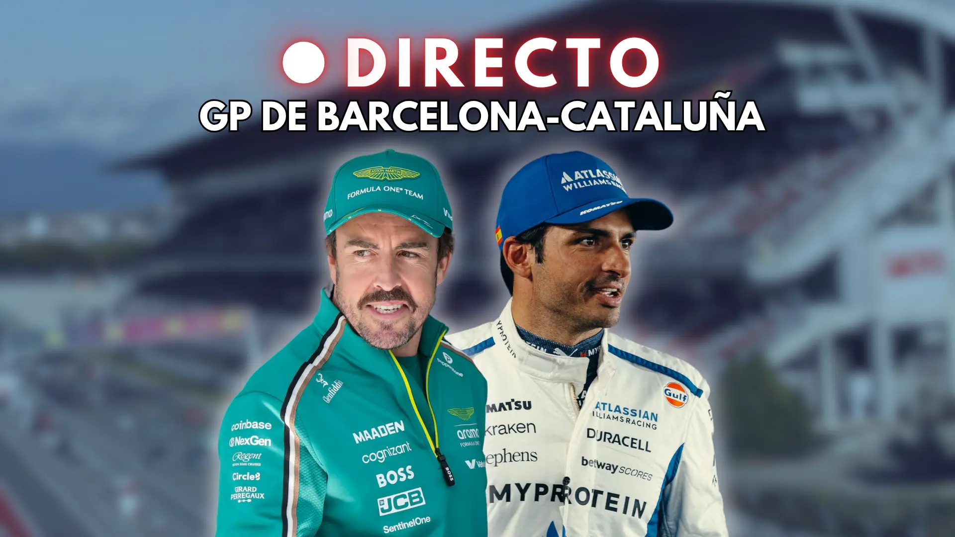 Carrera en Montmeló: Sainz busca la remontada y Alonso saldrá desde el 'pit-lane'