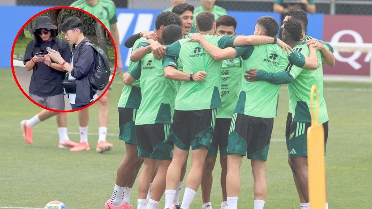 "Espías" en el entrenamiento de la Selección Mexicana; prensa internacional sigue a Javier Aguirre