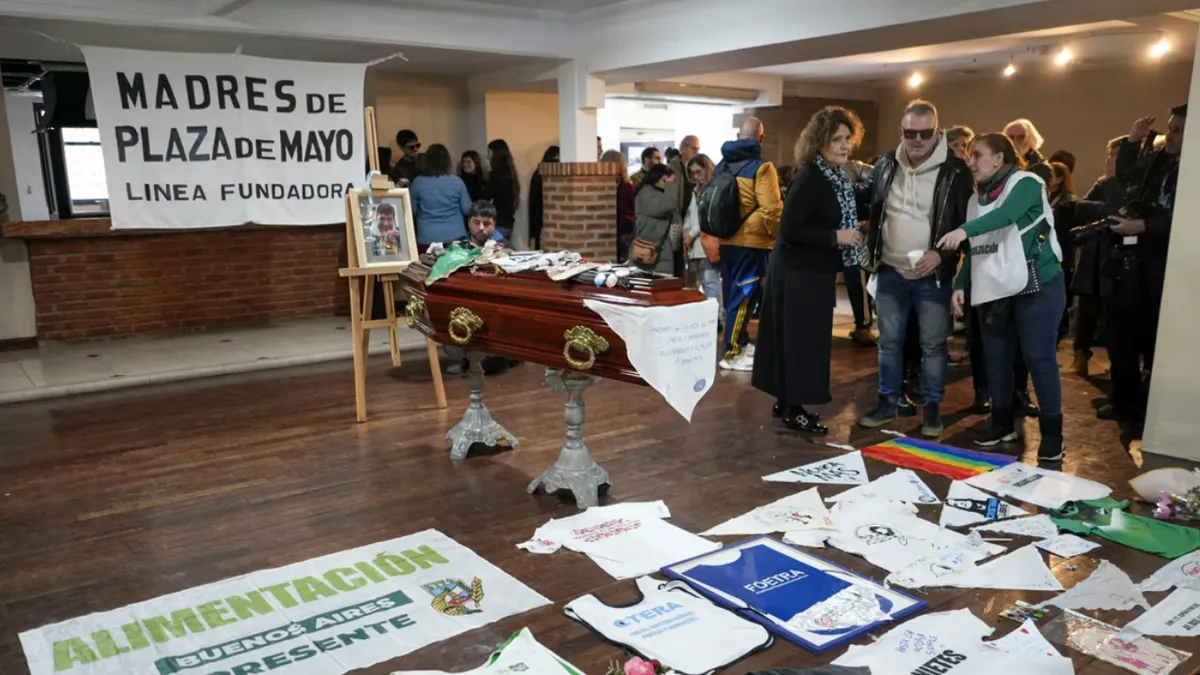 Taty Almeida fue despedida por familiares, militantes y referentes de distintos espacios políticos