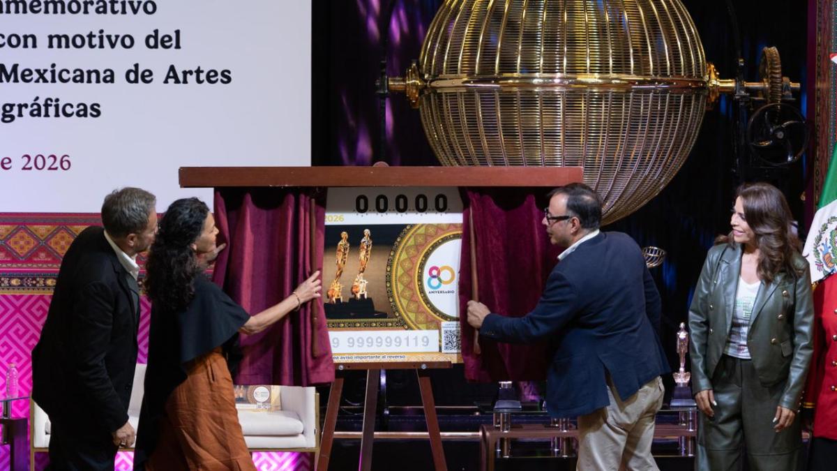 Lotería Nacional celebra 80 años de la AMACC con billete conmemorativo