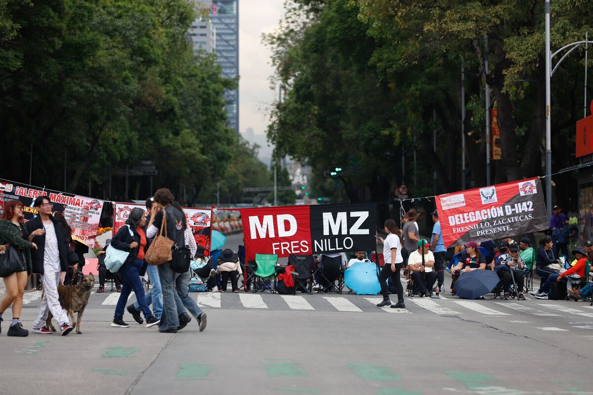 CNTE prolongará plantón en CDMX tras falta de acuerdos con el gobierno