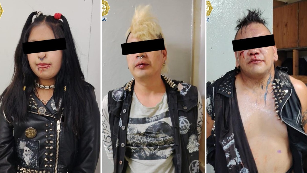 Pelea en Metro Buenavista: punks agreden a policías; esto sabemos